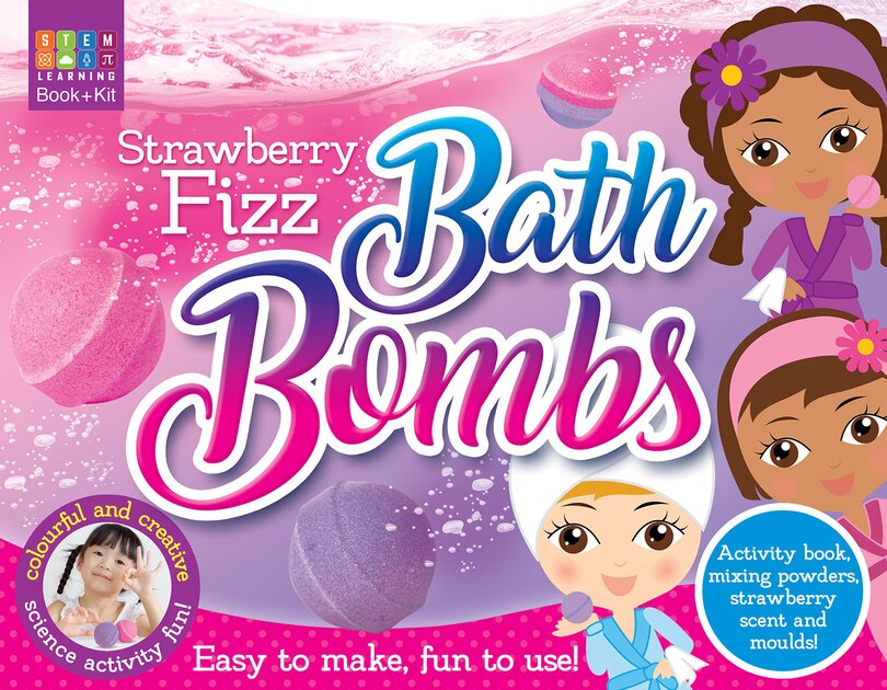 STRAWBERRY FIZZ BATH BOMBS