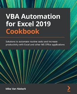Couverture_VBA Automation for Excel 2019 Cookbook
