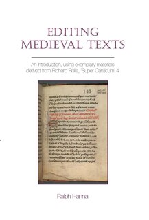Couverture_Editing Medieval Texts