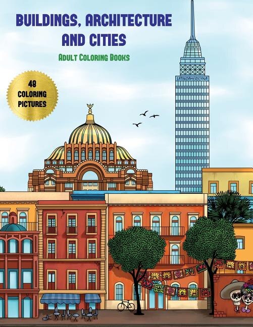 Couverture_Adult Coloring Books (Buildings, Architecture and Cities)