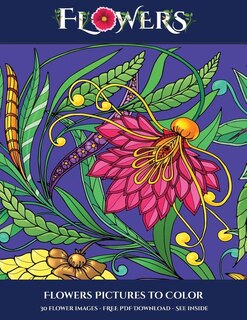 Front cover_Flowers Pictures to Color