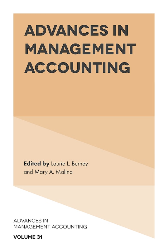 Front cover_Advances in Management Accounting