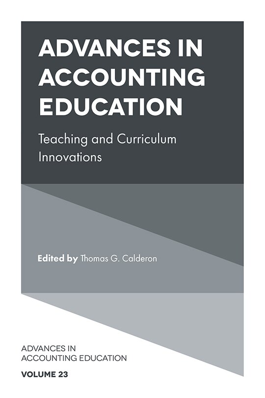 Front cover_Advances in Accounting Education