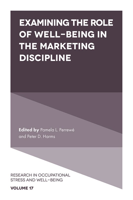 Front cover_Examining the Role of Well-Being in the Marketing Discipline