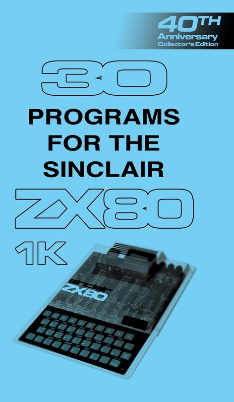 Front cover_30 Programs for the Sinclair ZX80