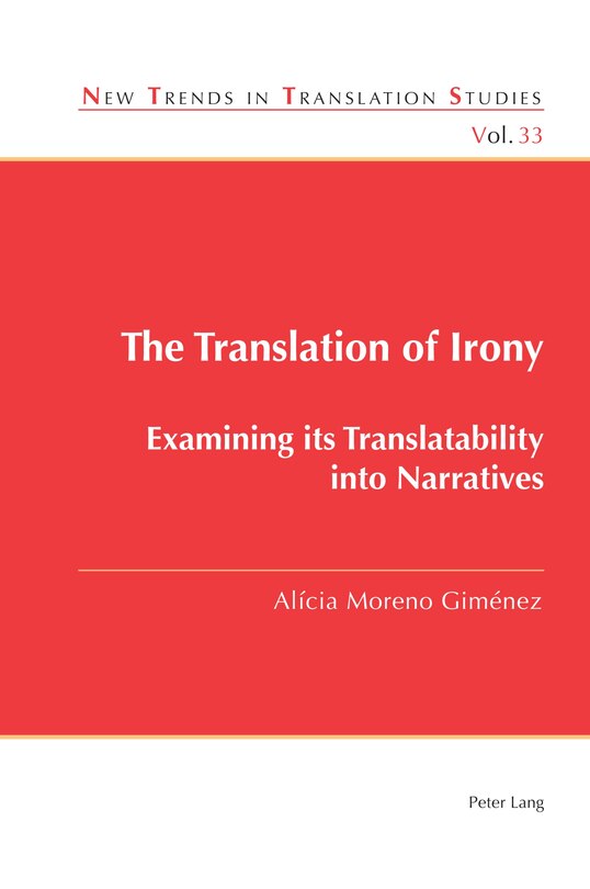 Front cover_The Translation of Irony