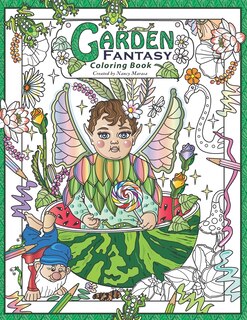 Front cover_Garden Fantasy Coloring Book
