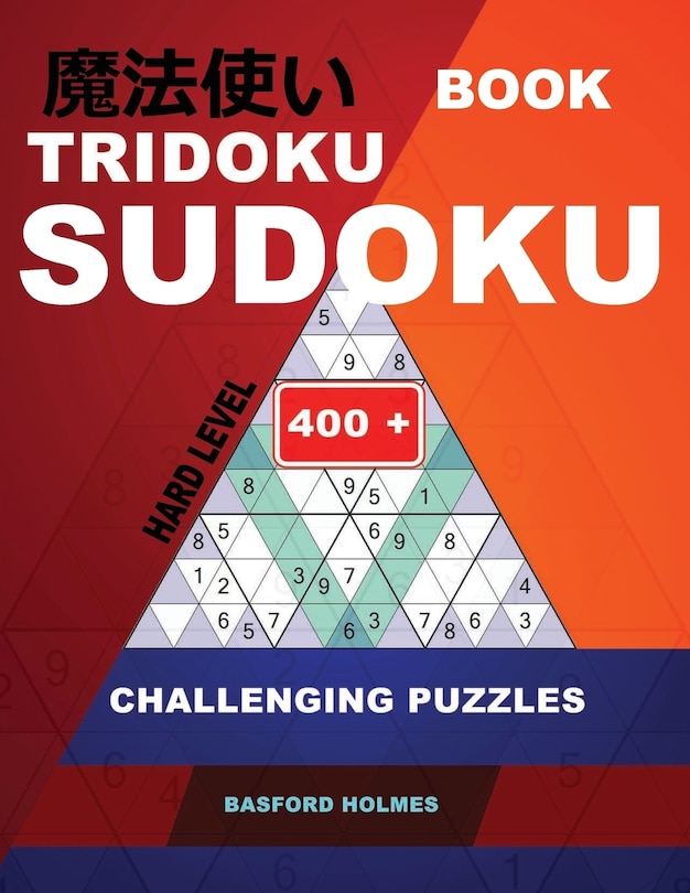 Front cover_Book Tridoku Sudoku. Hard Level.