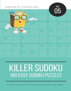 Front cover_Killer Sudoku - 180 Easy Sudoku Puzzles