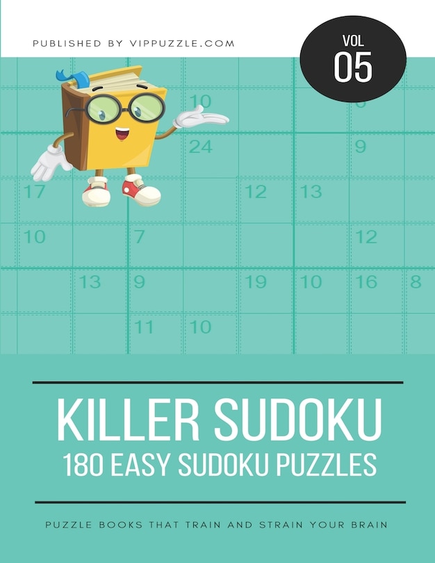 Front cover_Killer Sudoku - 180 Easy Sudoku Puzzles