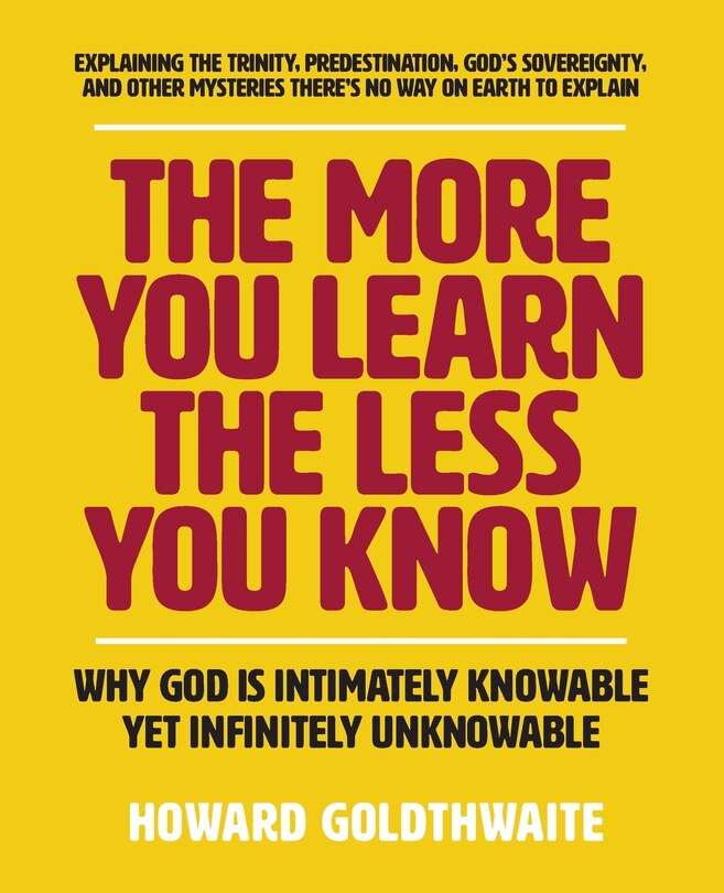 Couverture_The More You Learn The Less You Know