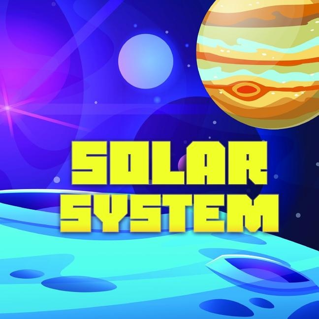 Solar System: Space book for children from 6 to 10 years old with elements of coloring.