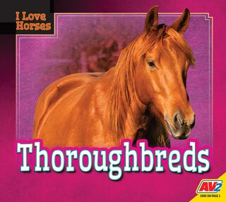 Front cover_Thoroughbreds
