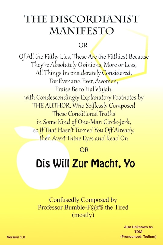Front cover_The Discordianist Manifesto