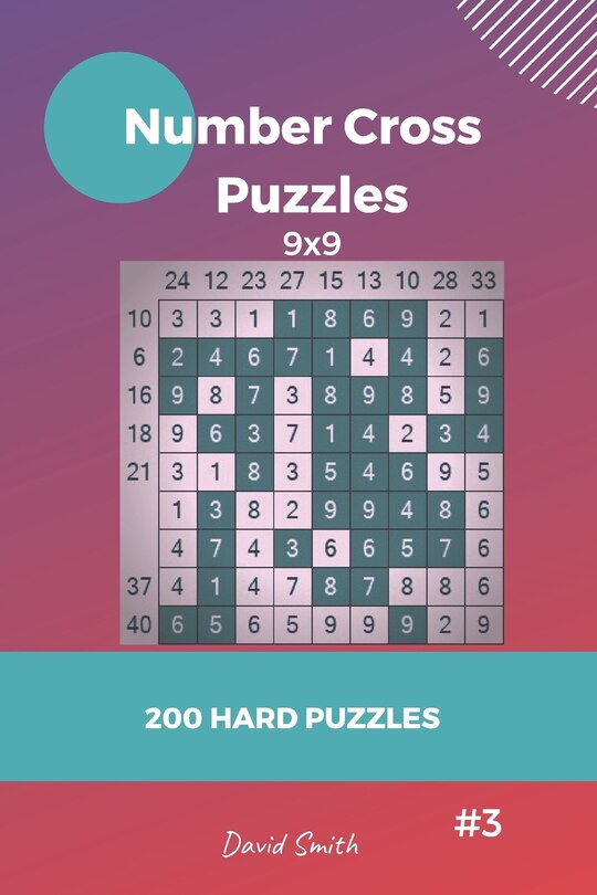 Front cover_Number Cross Puzzles - 200 Hard Puzzles 9x9 Vol.3