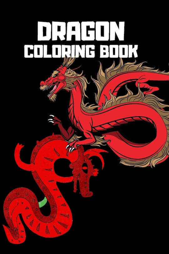 Front cover_Dragon Coloring Book