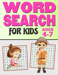 Front cover_Word Search for Kids Ages 4-7