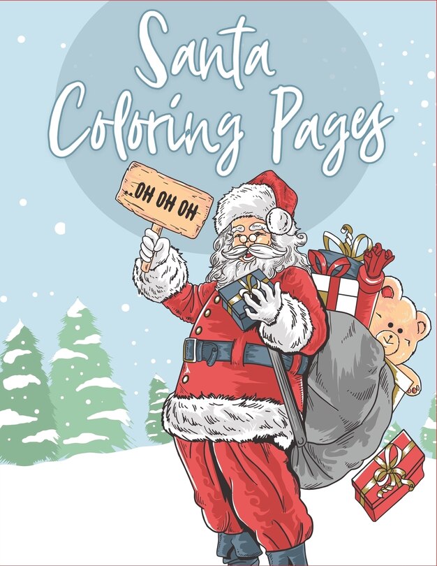 Front cover_Santa Coloring Pages