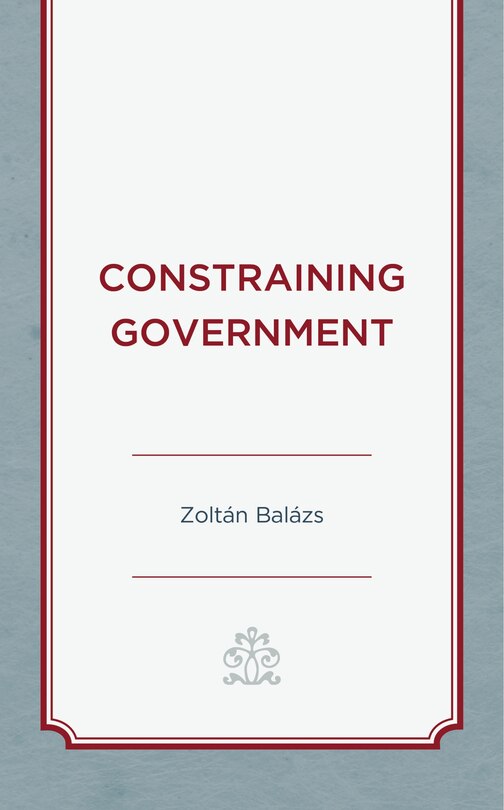 Couverture_Constraining Government