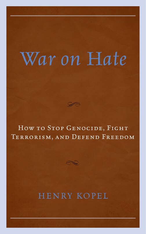 Front cover_War on Hate
