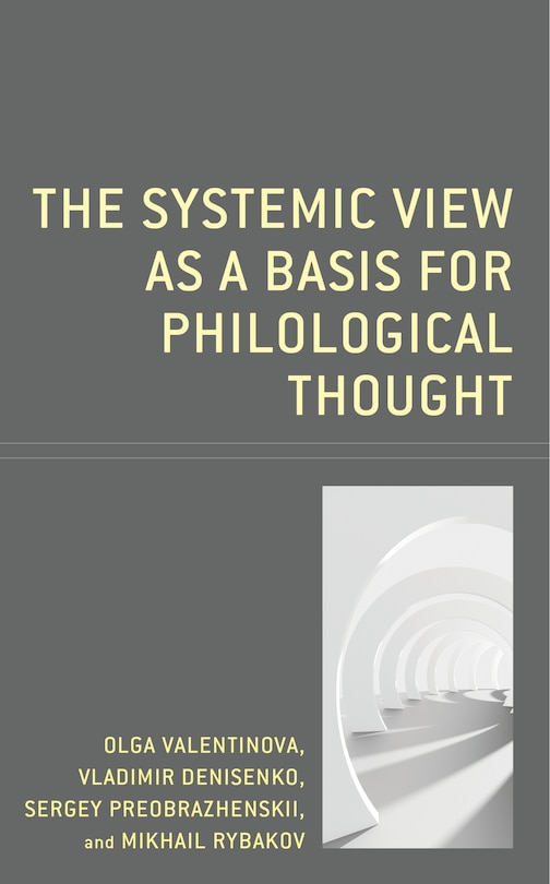 Front cover_Systemic View as a Basis for Philological Thought