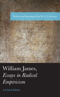 Front cover_William James, Essays in Radical Empiricism