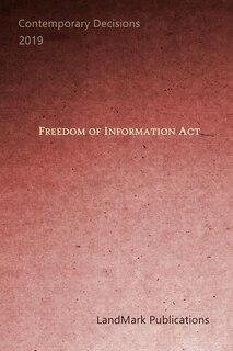 Couverture_Freedom of Information ACT