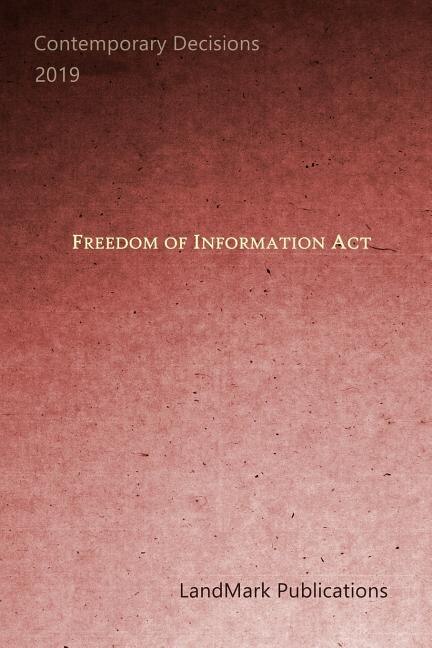 Couverture_Freedom of Information ACT