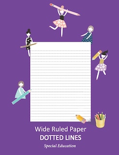 Front cover_Wide Ruled Paper _ Dotted Lines