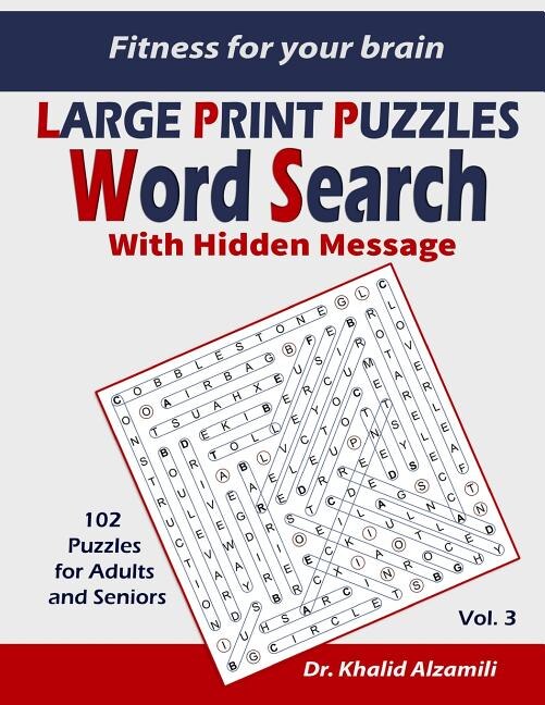 Fitness for your brain: Word Search With Hidden Message: Train your brain anywhere, anytime! - 102 Puzzles for Adults and Seniors