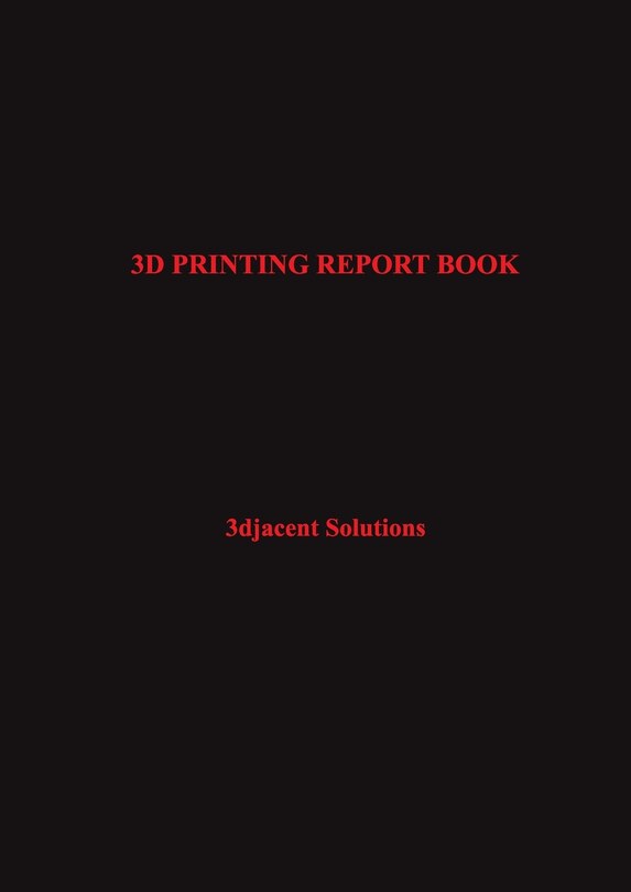 Couverture_3D Printing Report Book
