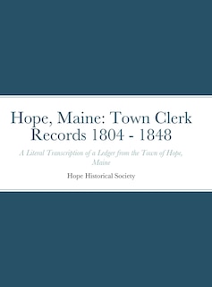 Front cover_Hope, Maine