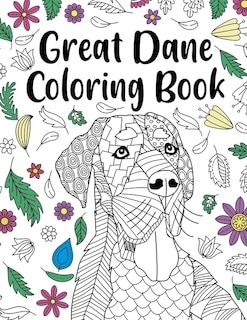 Front cover_Great Dane Coloring Book