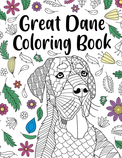 Front cover_Great Dane Coloring Book