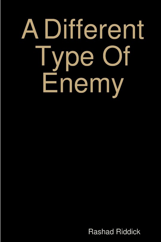 Front cover_A Different Type Of Enemy