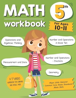 Front cover_Math Workbook Grade 5 (Ages 10-11)