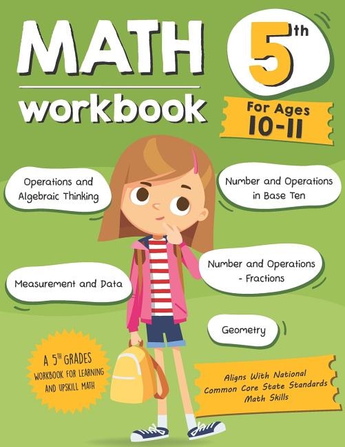 Front cover_Math Workbook Grade 5 (Ages 10-11)