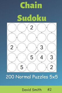 Couverture_Chain Sudoku - 200 Normal Puzzles 5x5 Vol.2