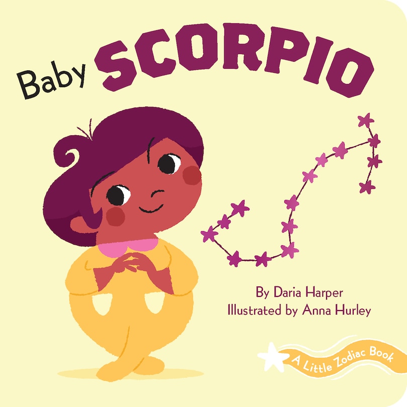 Front cover_A Little Zodiac Book: Baby Scorpio