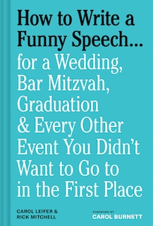 Front cover_How to Write a Funny Speech…