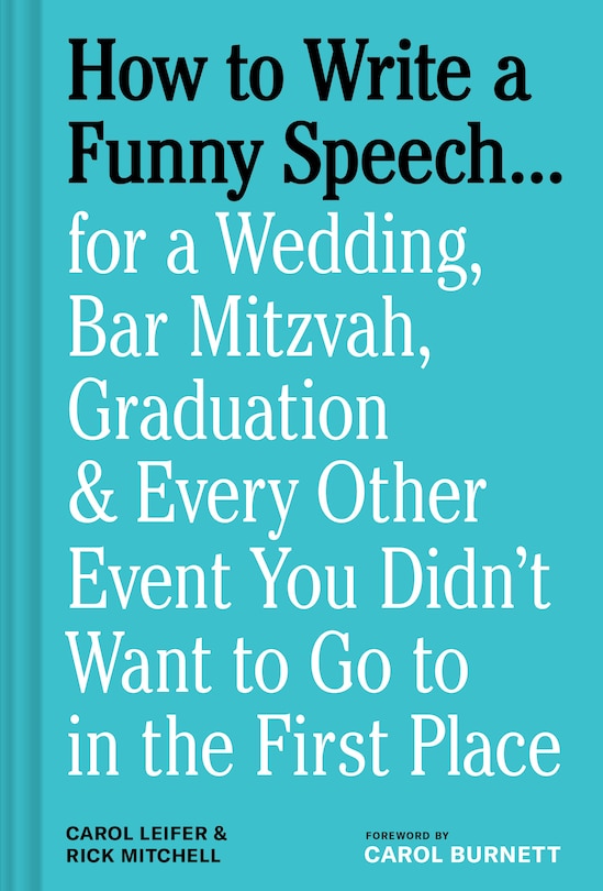 Front cover_How to Write a Funny Speech…