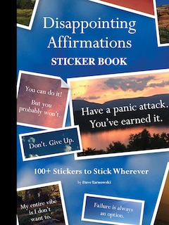 Front cover_Disappointing Affirmations Sticker Book