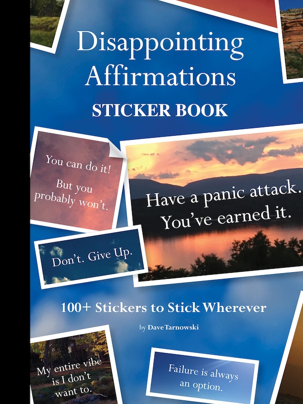 Front cover_Disappointing Affirmations Sticker Book