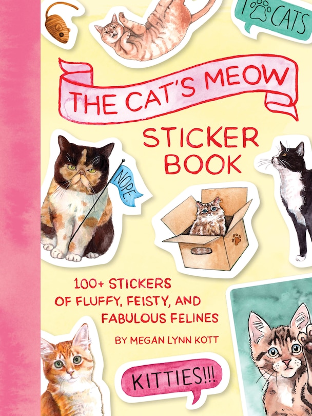 Front cover_Cat's Meow Sticker Book