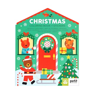 Front cover_Christmas Coloring Book + Stickers