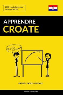 Couverture_Apprendre le croate - Rapide / Facile / Efficace