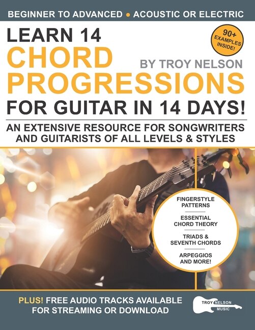Front cover_Learn 14 Chord Progressions for Guitar in 14 Days