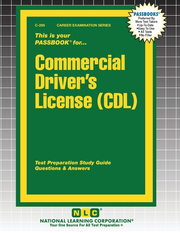 Front cover_Commercial Driver's License (CDL)