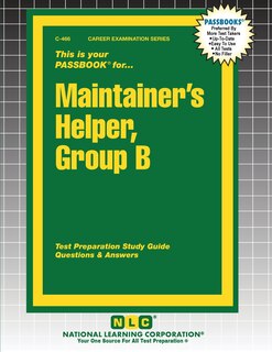 Couverture_Maintainer's Helper, Group B