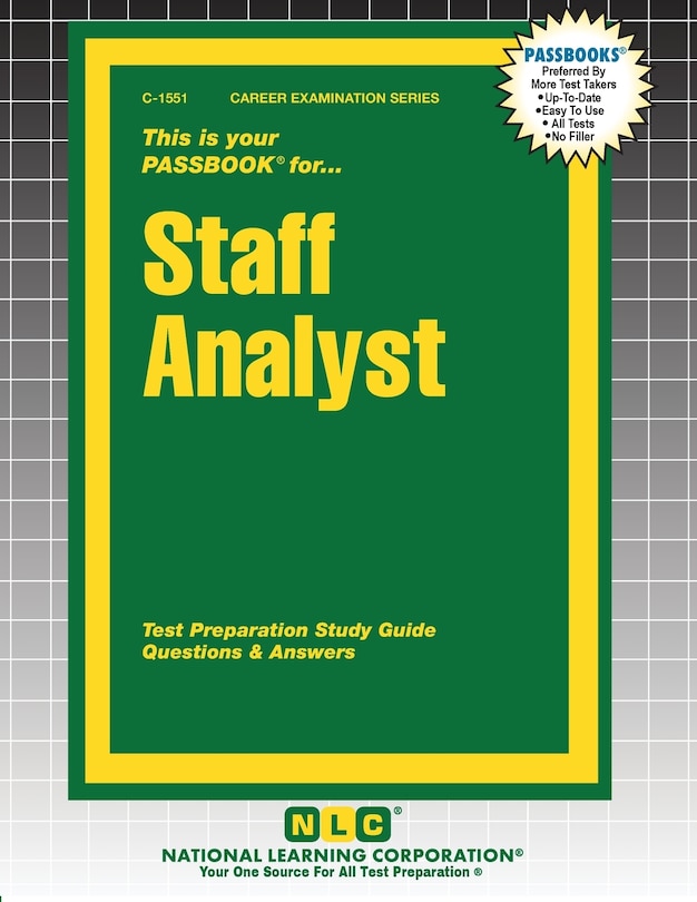 Front cover_Staff Analyst